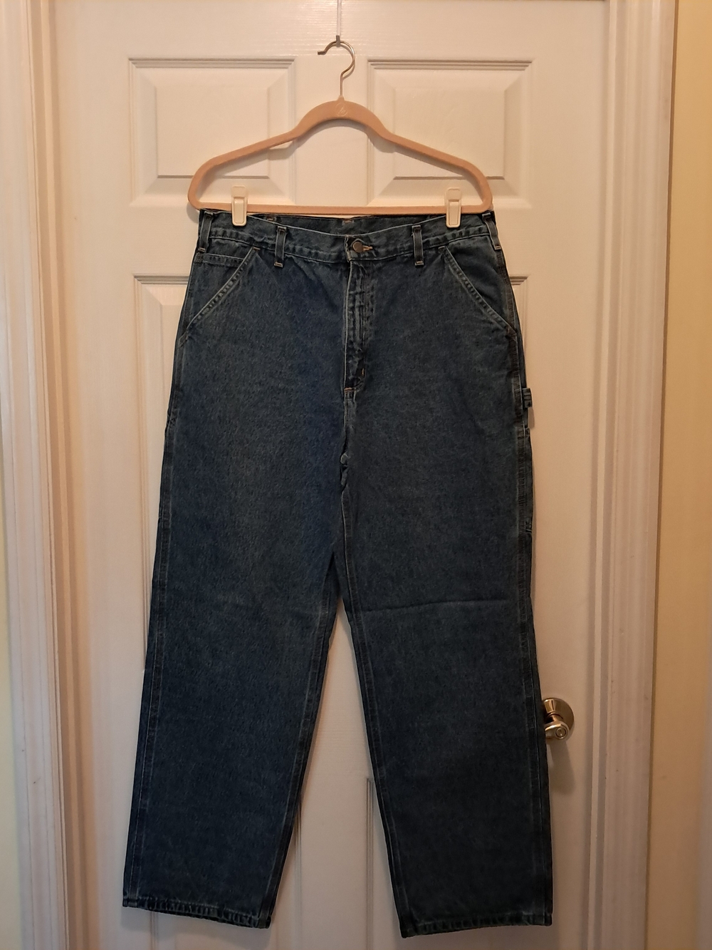 Carhartt Classic Original Men's Size 36x32 Blue Carpenter‎ Jeans